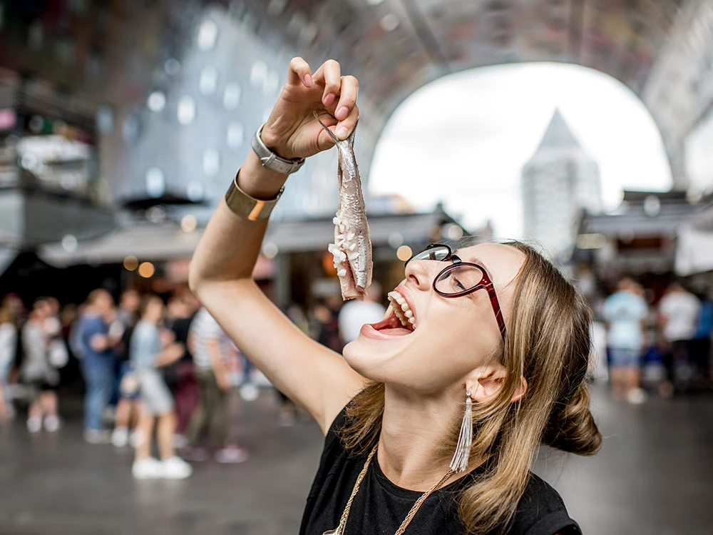 Finding traditional Dutch snacks in Rotterdam