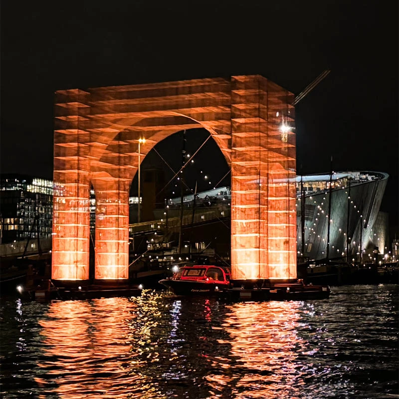 Amsterdam Light Festival Canal Cruise from Restaurant Loetje