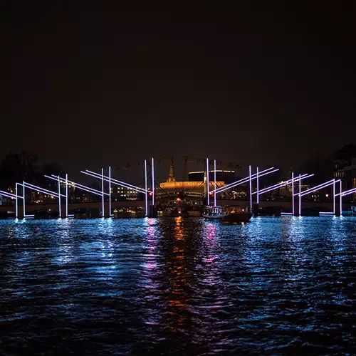 Amsterdam Light Festival Cruise Semi-Open Boat