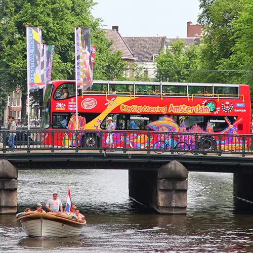 City Sightseeing Amsterdam bus